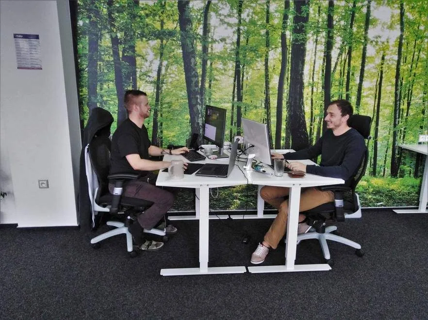 Interiér coworkingu Hubbr